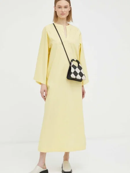 By Malene Birger rochie din maxi oversize galben