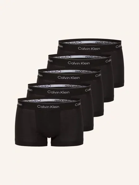 Bokserki Calvin Klein z niską talią ze stretchu czarne