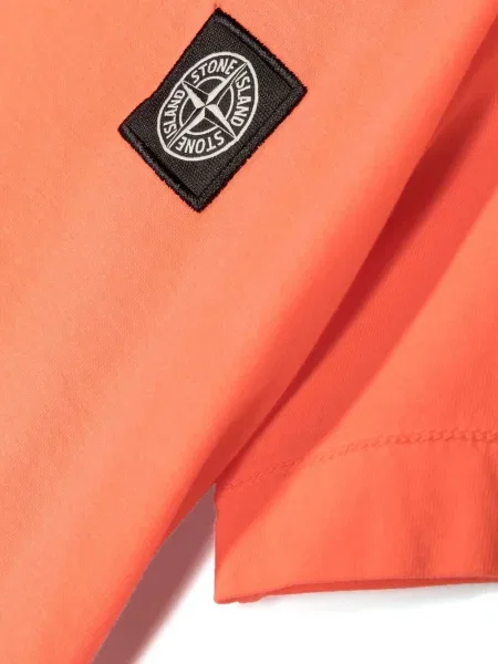 Dětské tričko Stone Island oranžové