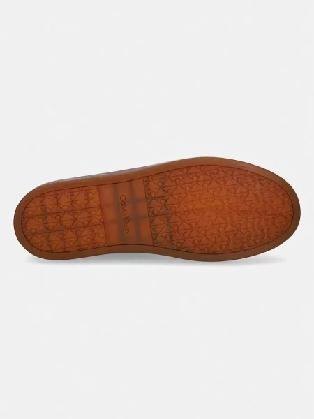 Bőr félcipo Calvin Klein fekete