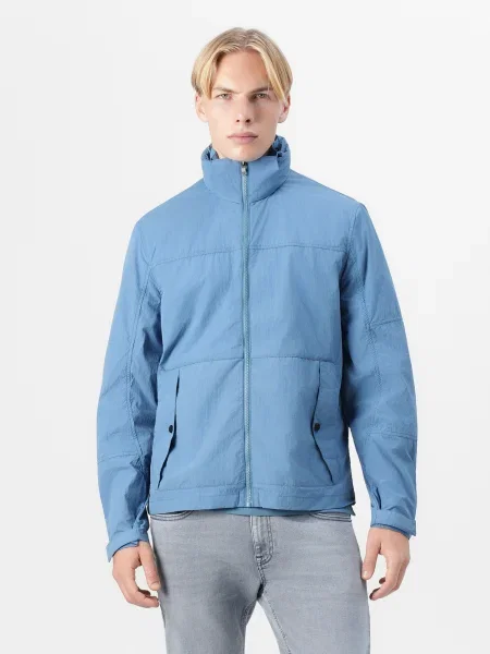 Lyle & Scott Prehodna jakna Stow Away' modra
