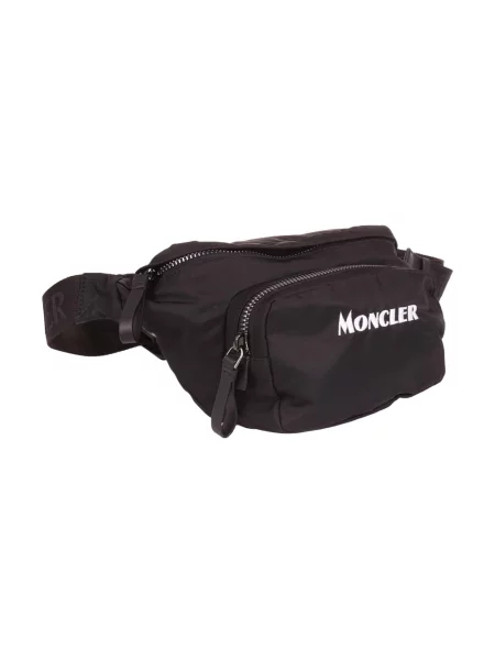 Nerka Moncler skórzana czarna