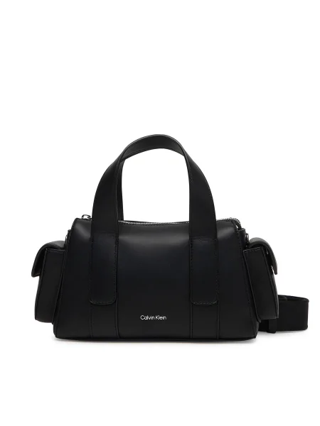 Táska Calvin Klein Webbing Strap Pocket Bag fekete