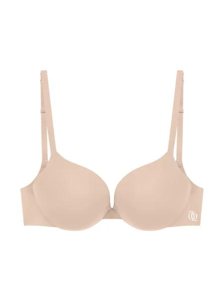 GOD SAVE QUEENS Podprsenka Second Skin Ultimate Push-Up Bra světle béžová