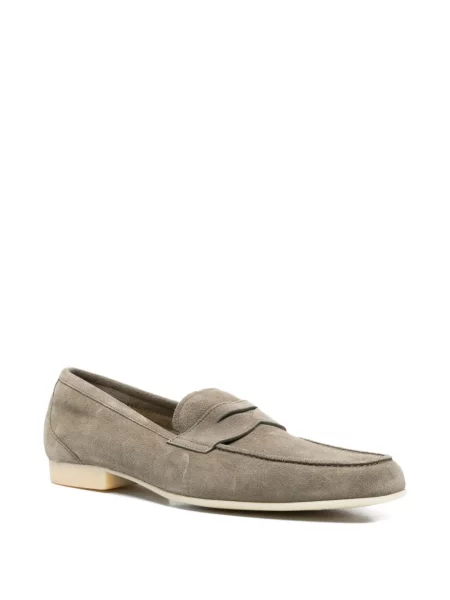 Semišové loafers Fratelli Rossetti zelené
