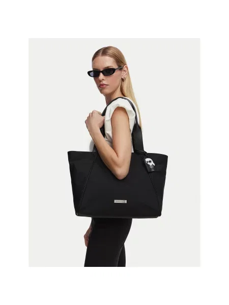 Karl Lagerfeld geantă shopper pentru femei IKON negru