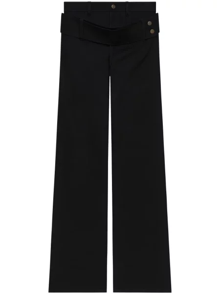 Jeansy Courreges czarne