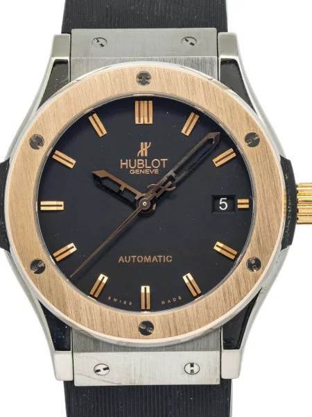 Klasické hodinky Hublot černé