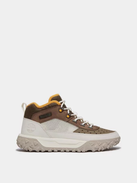 Черевики Timberland нубук/текстиль сірий