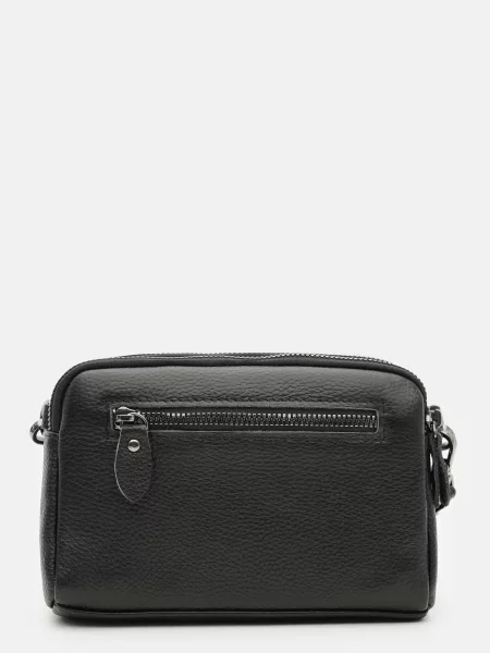 Кожаный клатч Borsa Leather черный