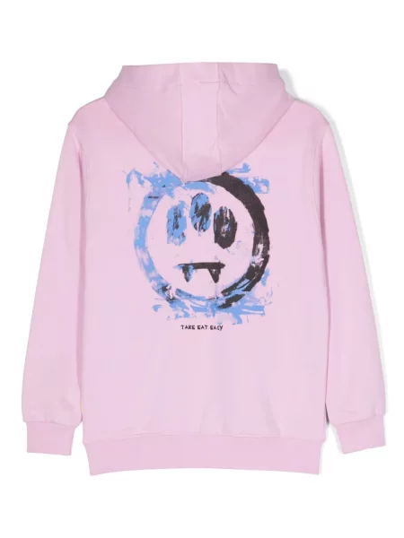 Bluza z kapturem dziecięca Barrow różowa