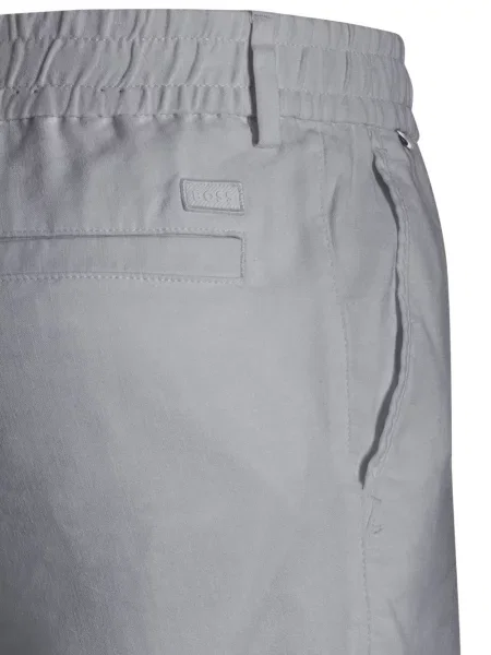 Pantaloni scurți Boss cu cordon gri
