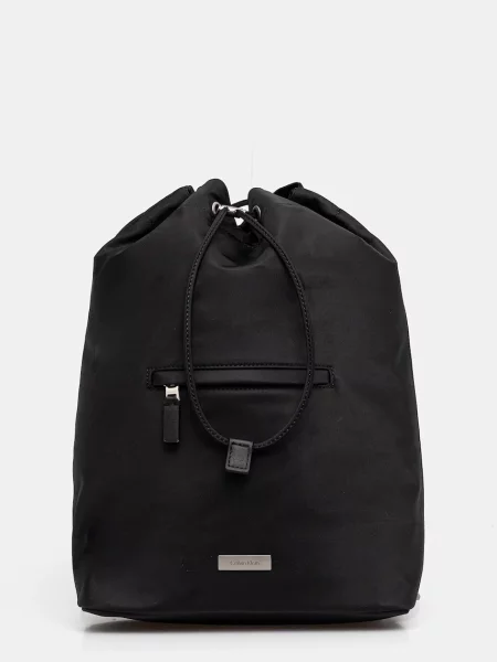 Calvin Klein Rucsac Sleek Drawstring Sling negru