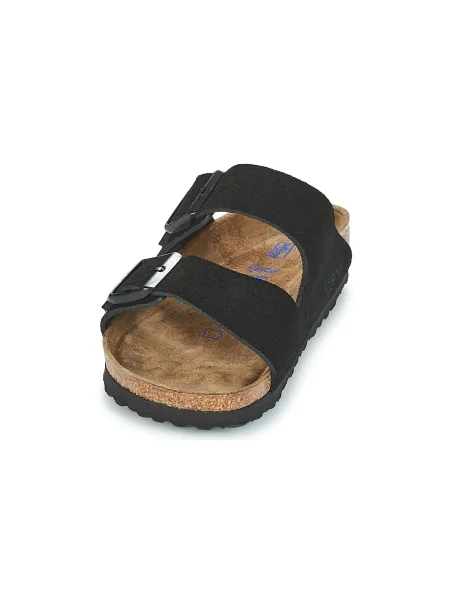 Sneakerși Birkenstock din piele fără armătură negru