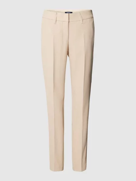 Spodnie materiałowe o kroju regular fit w kant model Gardeur