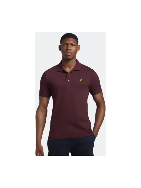 Koszulka polo Lyle & Scott czerwona