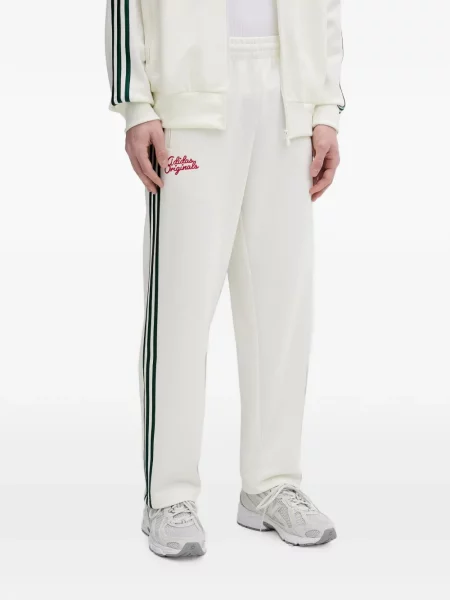 Τρέξιμο παντελόνι Adidas από διχτυωτό slip-on μαύρο