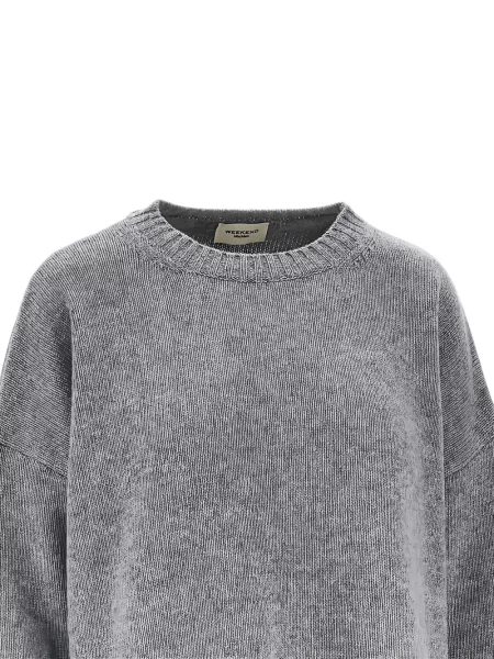 Pulover Weekend Max Mara cu decolteu rotund gri