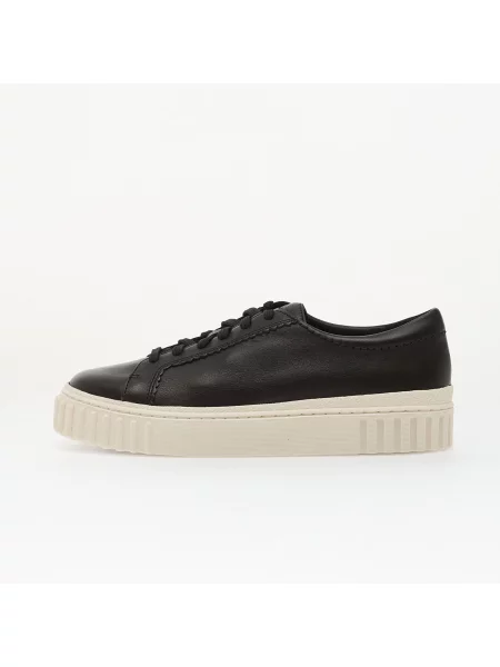 Сникърси Clarks Mayhill Walk Black Leather EUR 39 черно