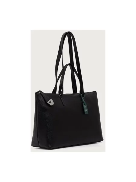 Coccinelle torebka shopper skórzana czarna