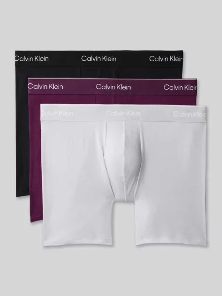 Majtki i obcisłe bokserki z mieszanki bawełny w zestaw 3 szt. model BOXER BRIEF' Calvin Klein Underwear