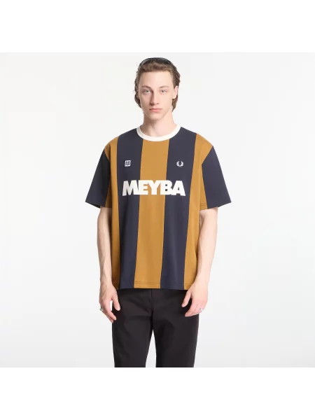 Тениска Fred Perry Meyba Cut And Sew T-Shirt Dark Caramel XL