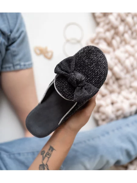 Papuci Natural Style negru