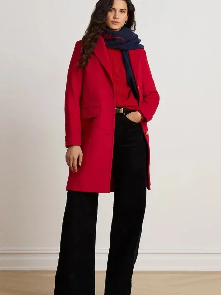 Lauren Ralph Lauren palton pentru femei cu lână