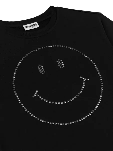 Top dziecięcy Moschino czarny
