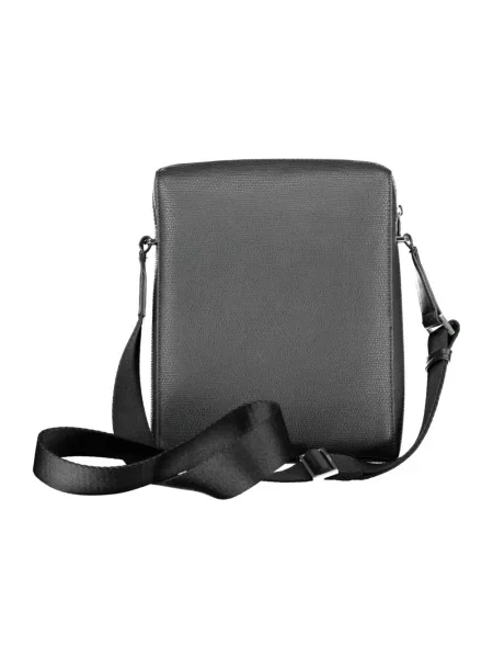Torba crossbody Calvin Klein skórzana czarna
