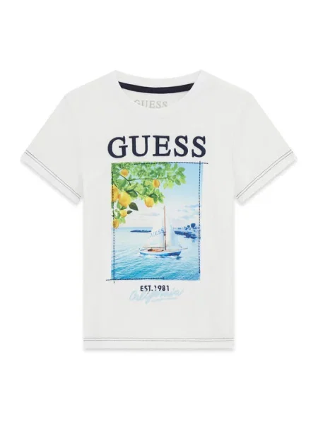 Guess T-shirt Regular Fit bijela