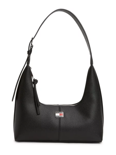 Tommy Jeans Geantă de umăr CITY' negru