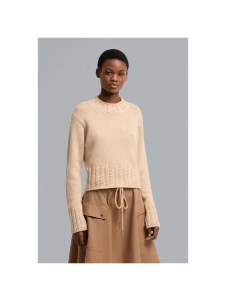 Sweter Moncler beżowy