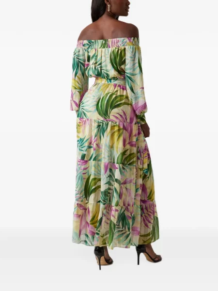 Rochie Guess cu imagine cu imprimeu tropical
