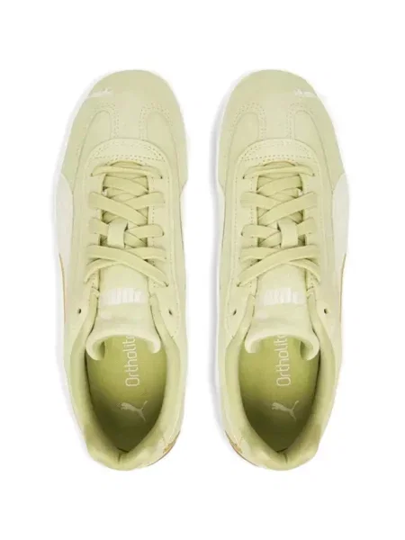 Fűzős csipkés sneaker Puma Suede sárga