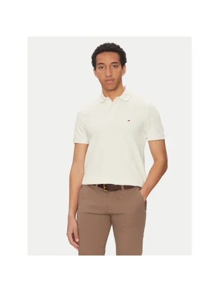 Tommy Hilfiger Pólóing Vertical Regular Fit sárga