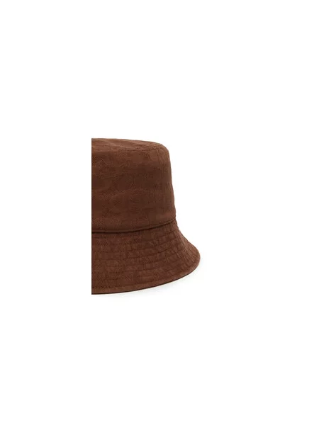 Klobúk typu bucket Coach Tmavo hnedá