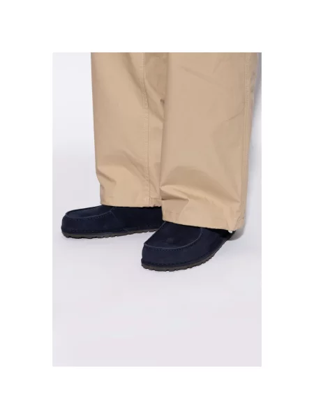Półbuty Birkenstock zamszowe niebieskie