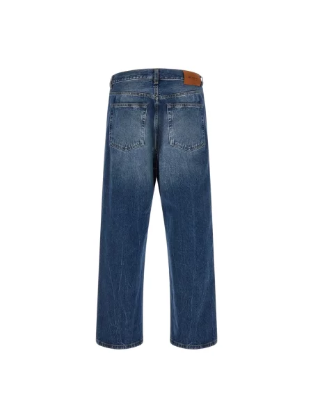 Jeansy straight leg Carhartt Wip niebieskie