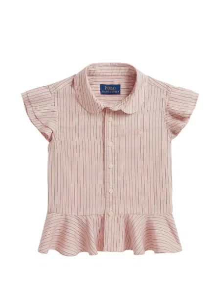 Koszula dziecięca Polo Ralph Lauren różowa