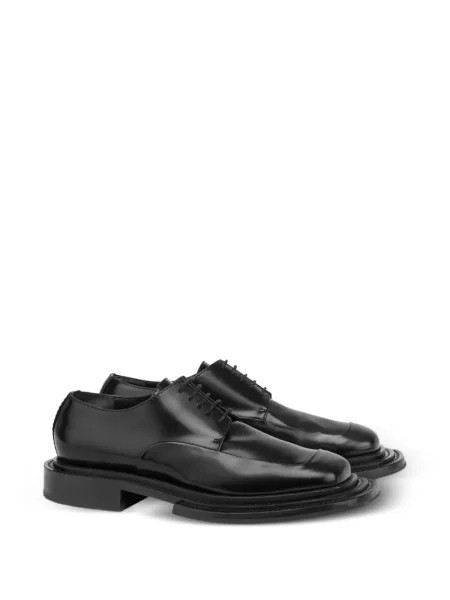 Pantofi derby Moschino din piele negru
