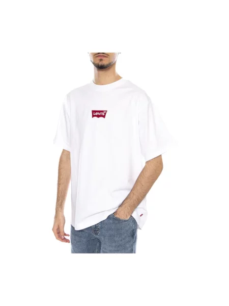 T-shirt o kroju regular fit z czystej bawełny Levi's biała