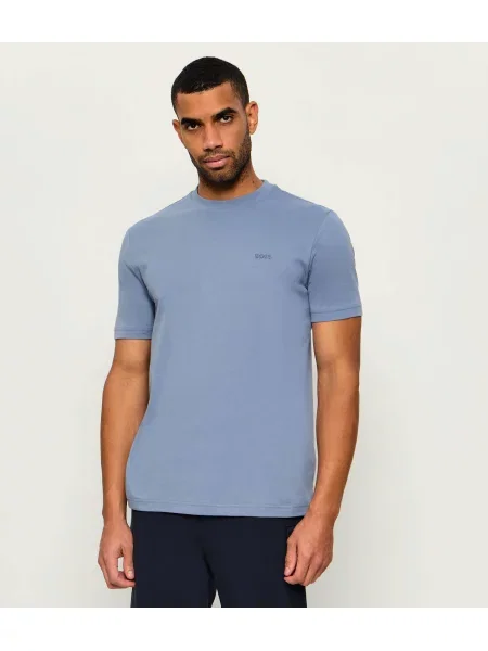 BOSS ORANGE Tricou Te_interlock albastru