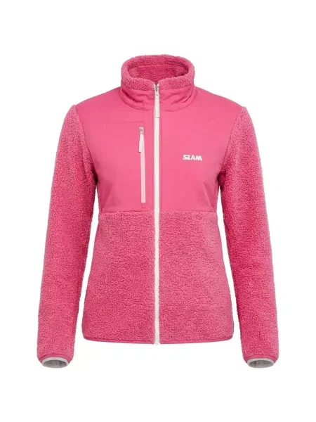 Hanorac din fleece Slam din fleece roz