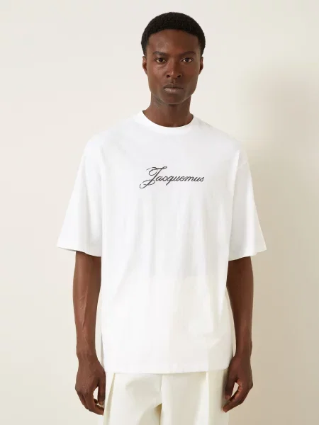 Jacquemus Oversized Tričko Le Tričko bílá