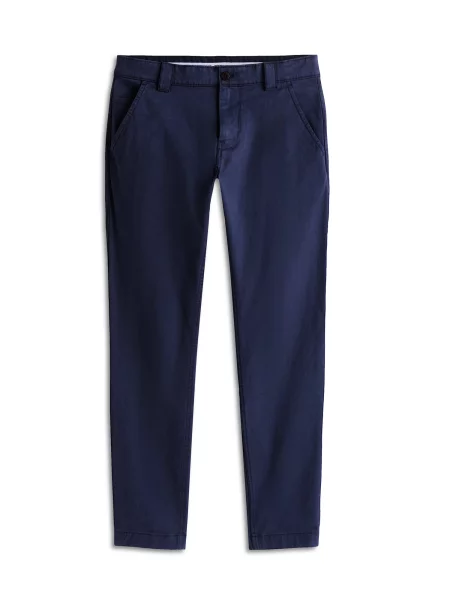 Tommy Jeans Παντελόνι τσίνο Scanton ναυτικό μπλε