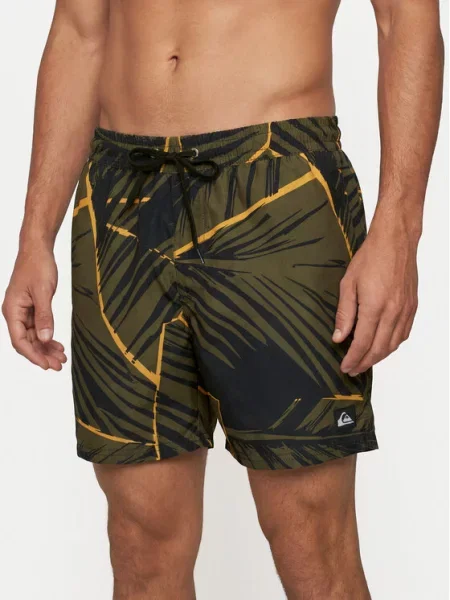Quiksilver Σορτς κολύμβησης Everyday Printed Volley 15 πράσινο