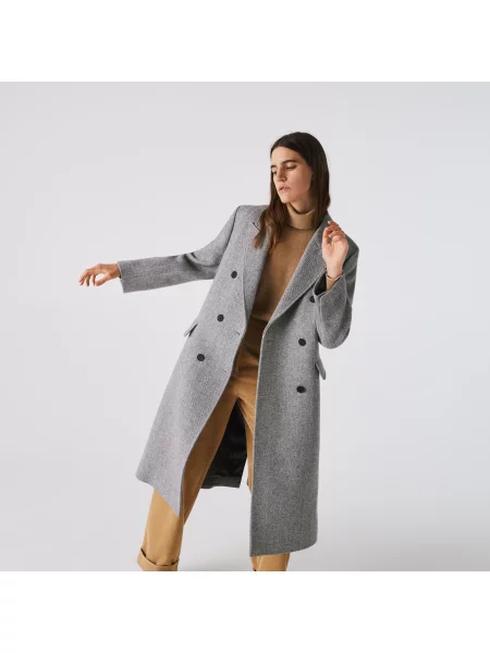 Пальто Lacoste.com серое
