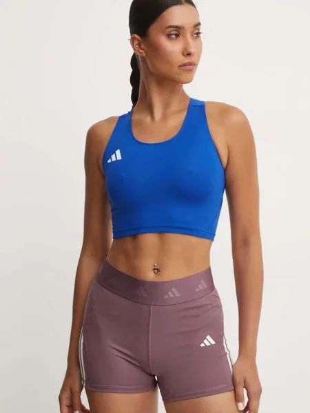 Tricou Adidas Performance alergare alb