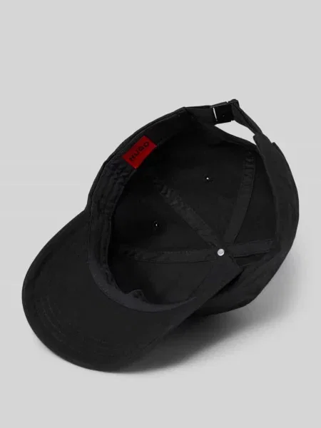 Czapka z daszkiem z czystej bawełny JAKE-RS' Hugo czarna